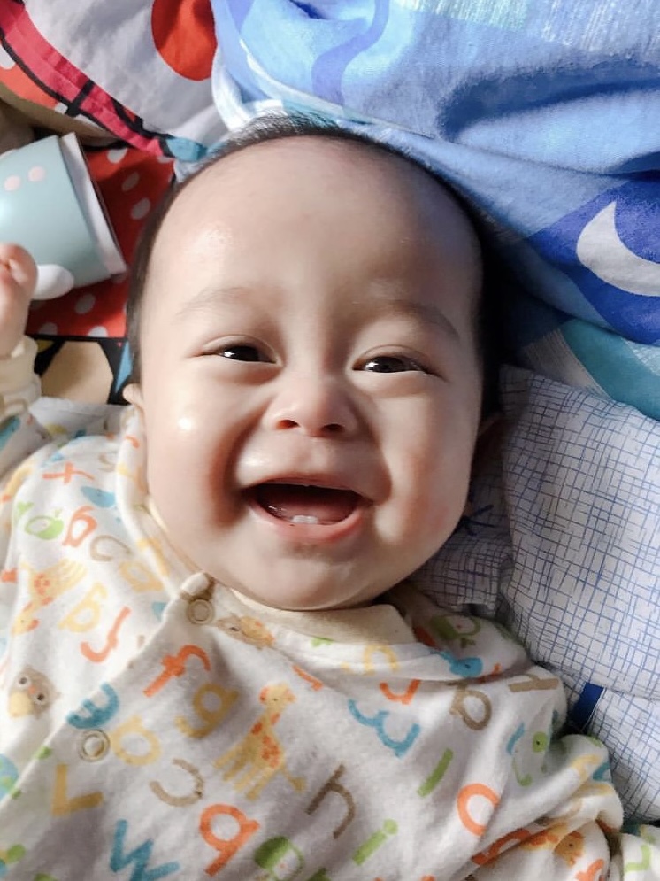 母子懷信念抵抗病魔