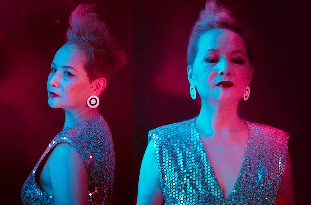 銀髮模特兒Lisa1958病後照片