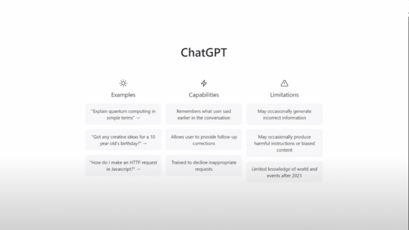 完成帳戶驗證後便可使用ChatGPT